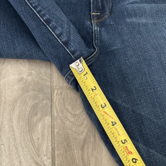 Good American Women's Boot Cut Jeans - Dark Blue - Picture 7 of 8